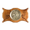 Seth Thomas Marine Clock on Carved Walnut Plaque,