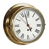 Brass 8" Deck or Engine Room Clock,