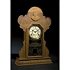 McKinley Army & Navy Pressed Oak Ingraham Shelf Clock,