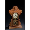 Admiral Dewey Ingraham Pressed Wood Shelf Clock,