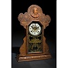 Admiral Dewey Ingraham Pressed Oak Shelf Clock,