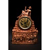 Cast Metal Figural Prohibition Repeal Novelty Shelf Clock,