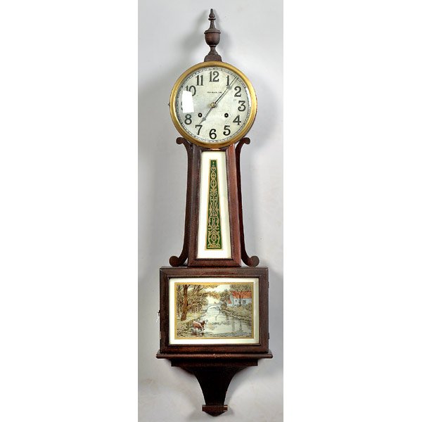 New Haven Banjo Clock, — Antique Clocks Price Guide