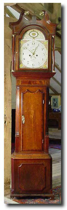 Georgian Country Tallcase Clock, Edward bell, Uttoxeter, Circa 1792-95 — Antique Clocks Price Guide