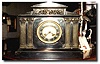 Black Slate Mantel Clock, Circa 1890