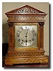 Carved Oak Cased Bracket Clock, c. 1890; probably German