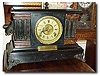 Sessions Faux Marble Clock, circa 1900