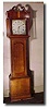 English Cottage Tallcase Golden Oak Country Clock, circa 1815