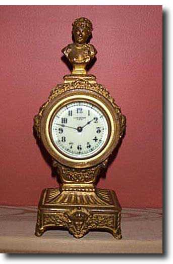 New Haven Gilded Shelf Clock — Antique Clocks Price Guide