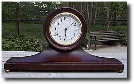 Vintage French Mahogany Mantel Clock — Antique Clocks Price Guide