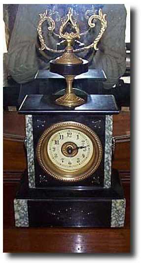 Black Marble Mantel Clock — Antique Clocks Price Guide