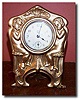 New Haven Gilded Brass Cherub Clock, early 20th century