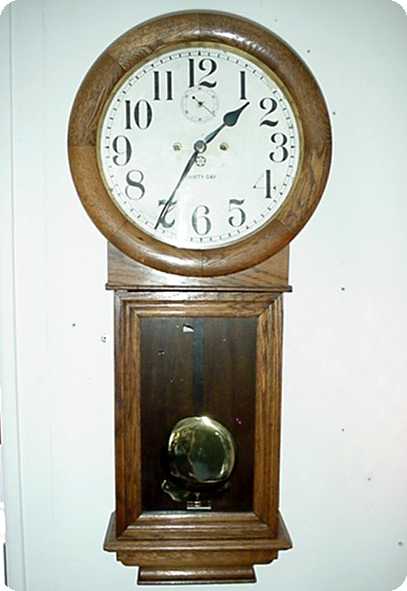 Wall Clock 30-Day New Haven Satern 100% Original — Antique Clocks Price Guide