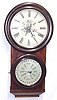 B.B. Lewis Variant #2 Weight Driven Double Dial Calendar Clock, circa: 1863 - 1868