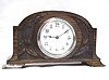 Hand Carved Solid Oak Desk Clock