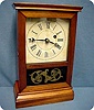 Atkins Clock Co  Shelf or Mantle Clock, Circa 1870.