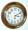 Wall Clock 17 1/2" Diameter Gallery Clock by Sessions, Foyer Model Pristine Condition
