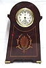 Pristine Inlaid Edwardian Desk Clock