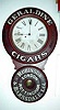 Baird Advertising Clock, "Geraldine Cigars", Circa 1895. 