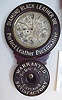 Baird clock, Diamond Black Leather Oil, circa 1893.