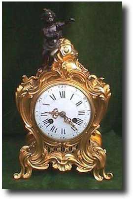 A French rococo clock with gilt bronze case, c1790. — Antique Clocks Price Guide