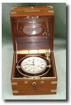 A small eight-day marine chronometer made by Waltham. c.1909-1930's — Antique Clocks Price Guide