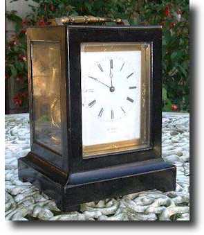 A rare early French carriage clock circa 1840 — Antique Clocks Price Guide