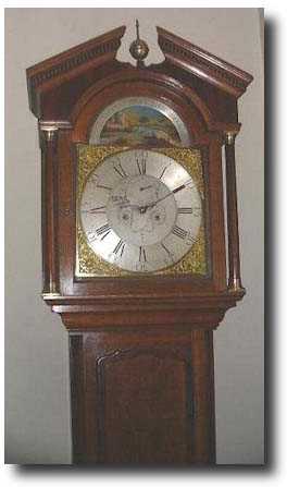 A small Lancaster longcase thirty hour clock c 1780. — Antique Clocks Price Guide