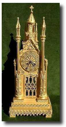 A French Cathedral Clock by the eminent Raingo Freres made circa 1830. — Antique Clocks Price Guide