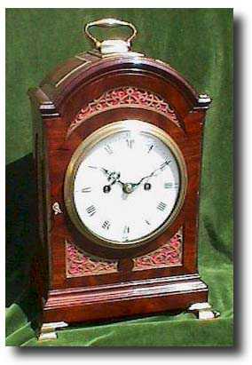 A Regency mahogany bracket clock c1820. — Antique Clocks Price Guide