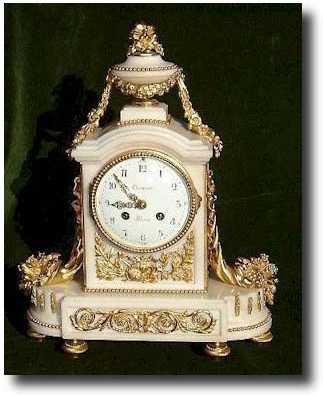 A French mantel clock c 1900. — Antique Clocks Price Guide