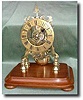 A small good quality skeleton timepiece c1840-50
