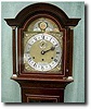 A Sinclair Harding longcase clock dating from 1982.