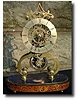 A small Regency skeleton timepiece, circa 1830, by James Edwards of Stourbridge.