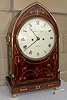 A Regency mahogany lancet cased bracket clock.