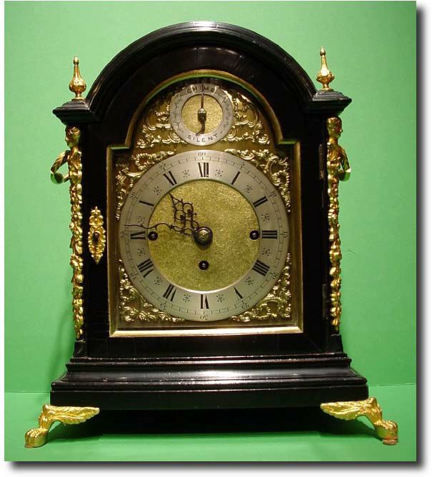 English triple fusee quarter chiming bracket clock, c.1870 — Antique Clocks Price Guide