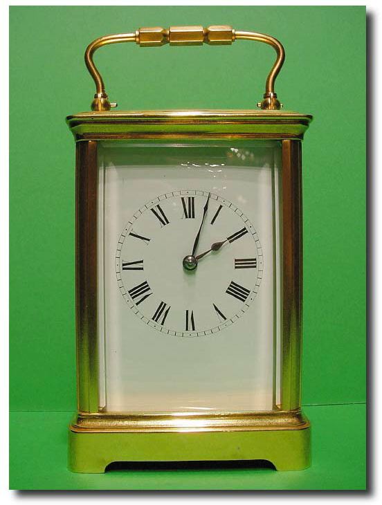 French corniche cased striking carriage clock, circa 1890 — Antique Clocks Price Guide