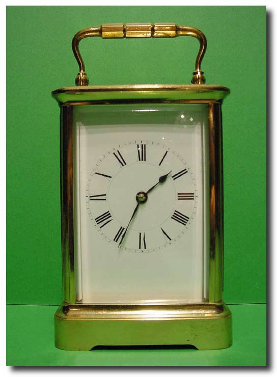 French timepiece carriage clock by "Hny Jacot", Paris, circa1890 — Antique Clocks Price Guide