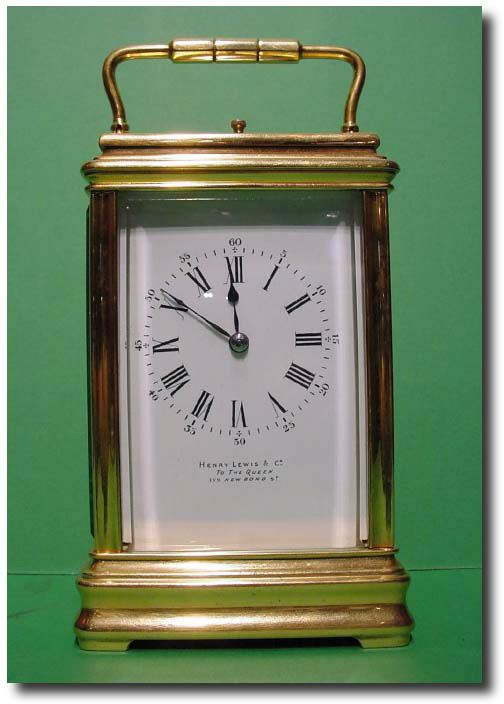 French cannelee cased carriage clock,circa 1896 — Antique Clocks Price Guide