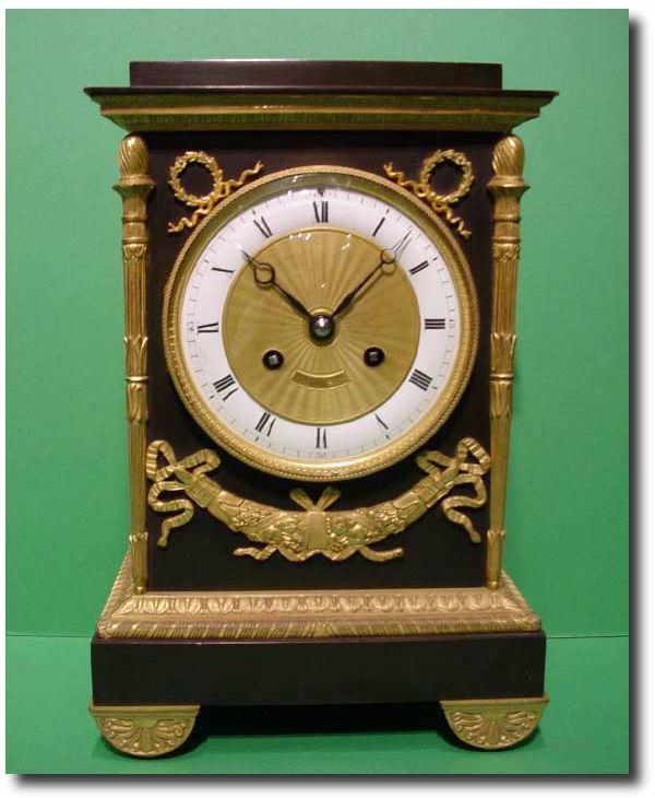 French Second Empire gilt ormolu and bronze mantel clock — Antique Clocks Price Guide