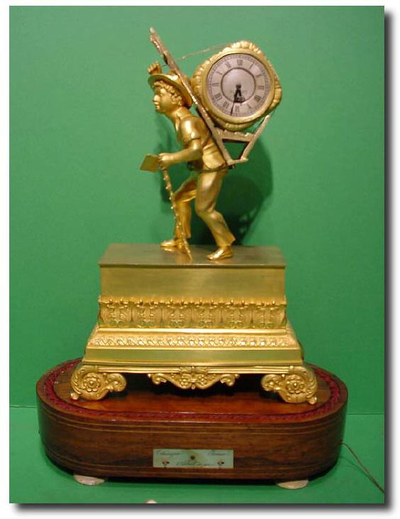 French First Empire Musical figural timepiece Mantel Clock, circa 1810 — Antique Clocks Price Guide