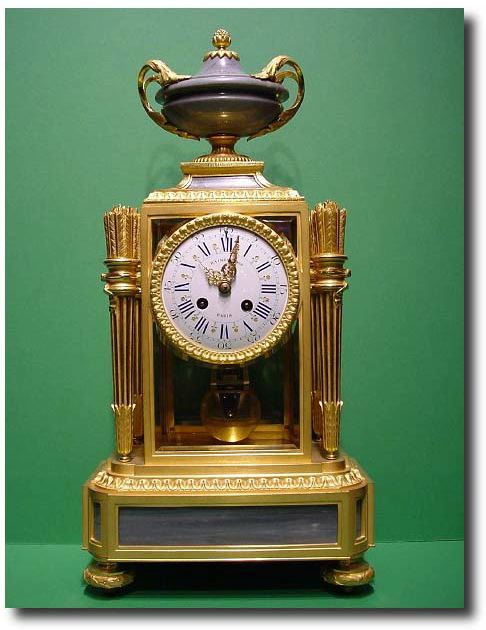 French Empire four glass clock Circa 1860 — Antique Clocks Price Guide