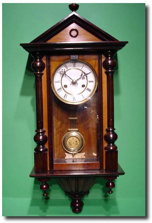 German Vienna type regulator, mahogany case, Circa 1890 — Antique Clocks Price Guide
