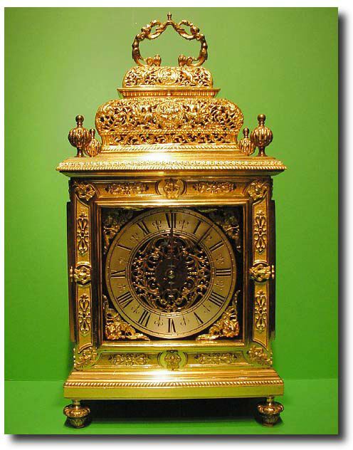 French William and Mary style polished and lacquered bronze cased mantel clock, circa 1870 — Antique Clocks Price Guide