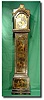 English George II lacquer longcase clock, circa 1760