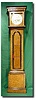English maplewood and ebony longcase clock, circa 1800