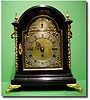English triple fusee quarter chiming bracket clock, c.1870
