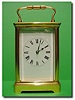 French corniche cased striking carriage clock, circa 1890