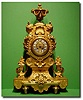 Late 19th century gilt bronze French mantel clock, circa 1870