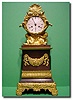 French First Empire gilt ormolu mantel clock, circa 1830